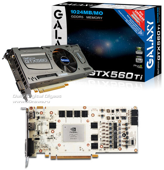GALAXY GeForce GTX 560 Ti White Edition GALAXY GeForce GTX 560 Ti White Edition