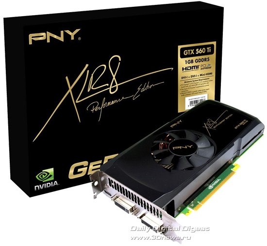 PNY XLR8 Performance Edition GeForce GTX 560 Ti PNY XLR8 Performance Edition GeForce GTX 560 Ti