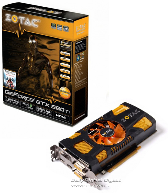 ZOTAC GeForce GTX 560 Ti ZOTAC GeForce GTX 560 Ti