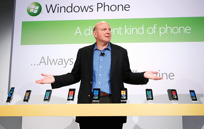 Стив Балмер анонсирует Windows Phone 7