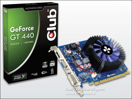 Club 3D GeForce GT 440