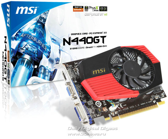 MSI N440GT-MD512D5