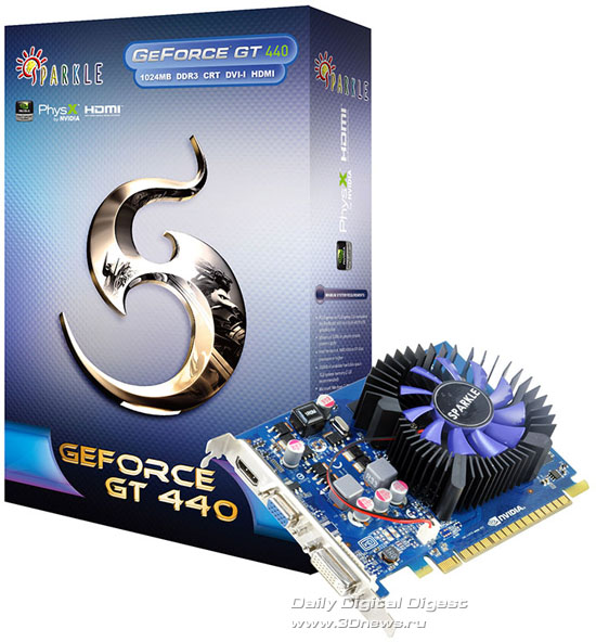 SPARKLE GeForce GT 440
