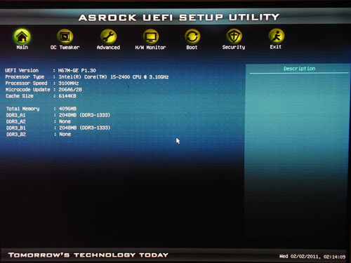 ASRock H67M-GE BIOS