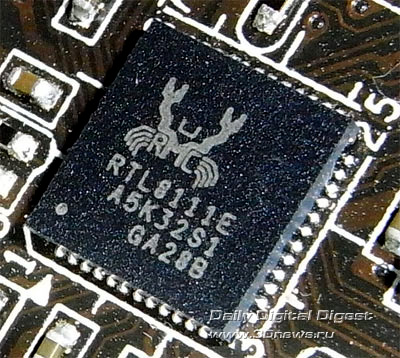 ASRock H67M-GE сетевой контроллер 1