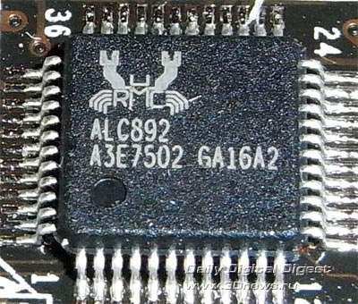 ASRock H67M-GE звуковой контроллер