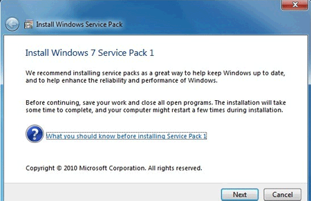 SP1 для Windows 7 станет доступным пользователям 22 февраля Win7sp1beta
