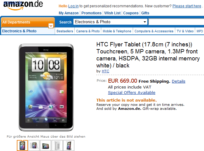 HTC Flyer