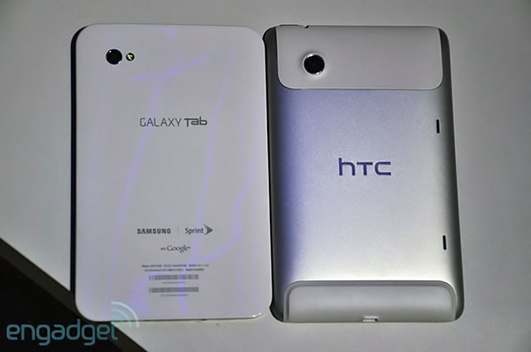 ��������� HTC Flyer � Samsung Galaxy Tab