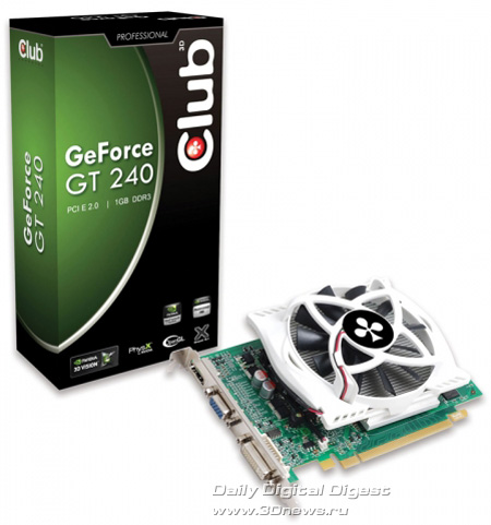Club 3D GeForce GT 240