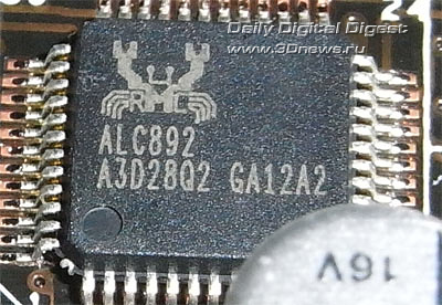 ASUS P8P67-M Pro звуковой контроллер