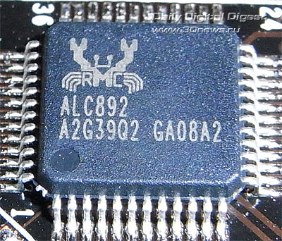 ASRock P67 Extreme4 звуковой контроллер