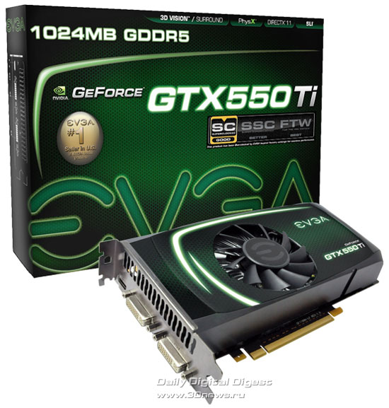 EVGA GeForce GTX 550 Ti Superclocked