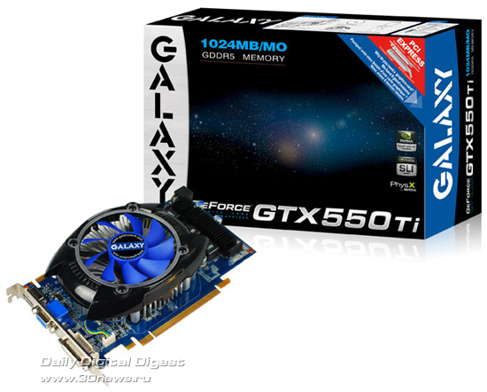 GALAXY GeForce GTX 550 Ti