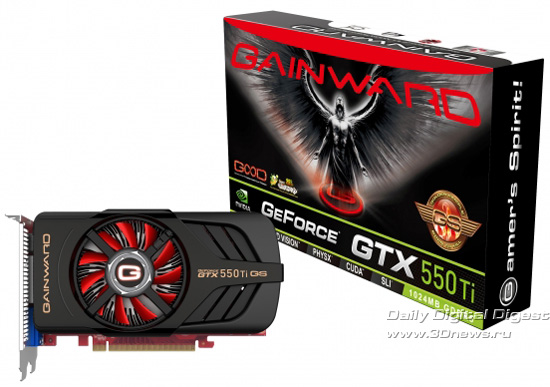 Gainward GeForce GTX 550 Ti Golden Sample