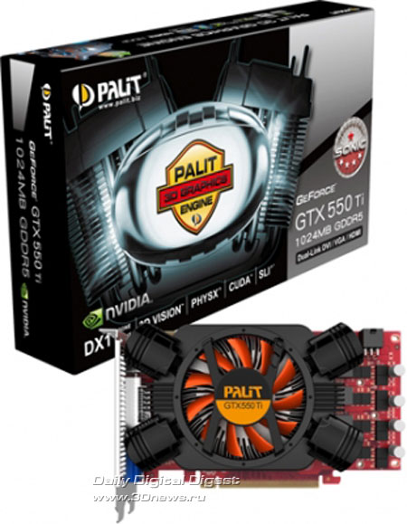 Palit GeForce GTX 550 Ti Sonic