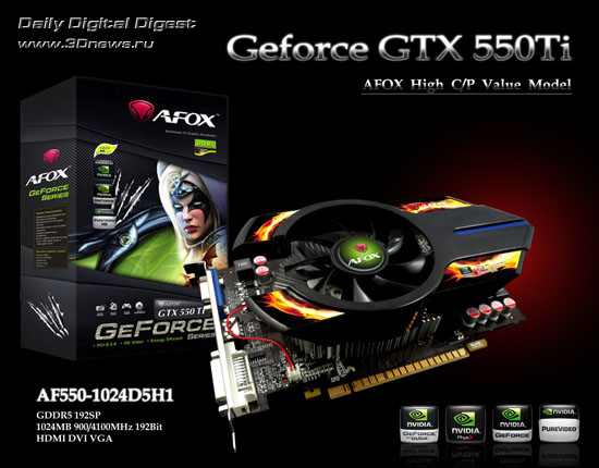 AFOX GeForce GTX 550 Ti