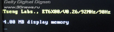 �������� ��������: ���������� Tseng Labs ET 6100 (1997 �.)