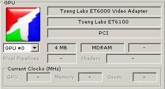 �������� ��������: ���������� Tseng Labs ET 6100 (1997 �.)