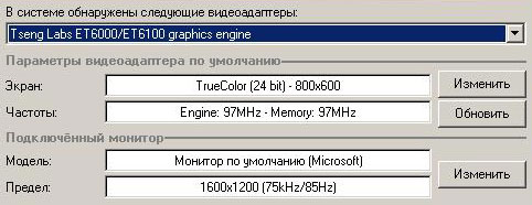 �������� ��������: ���������� Tseng Labs ET 6100 (1997 �.)