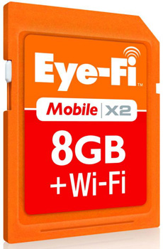 Eye-Fi Mobile X2 8GB + Wi-Fi Card