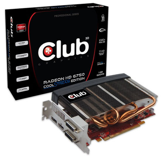 Club 3D Radeon HD 6750 CoolStream Edition