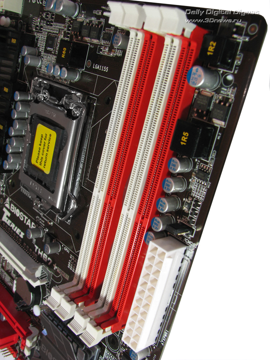 Biostar TH67+  DIMMs
