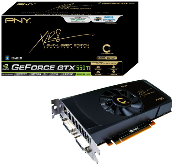 PNY GeForce GTX 550 Ti XLR8 OC