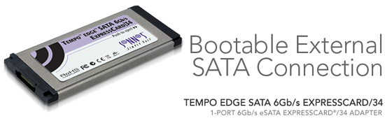 Sonnet TEMPO EDGE eSATA III ExpressCard/34 Adapter