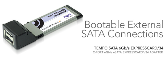 Sonnet TEMPO eSATA III ExpressCard/34 Adapter