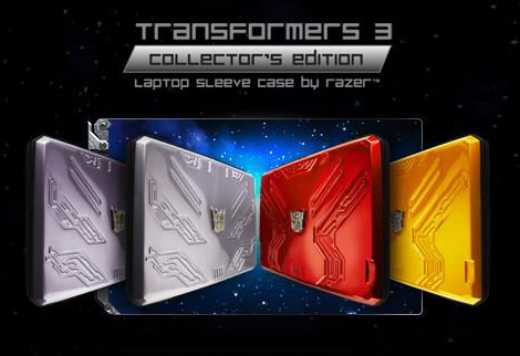 Razer Laptop Sleeve Cases Transformers 3 Collector's Edition