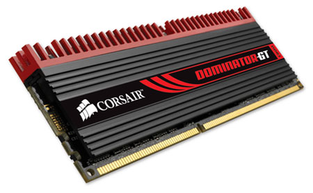 Память Corsair Dominator GT DDR3-2133 (8 Гбайт) функционирует при  1,5 В