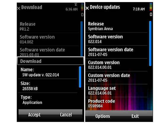 ОС Symbian Anna