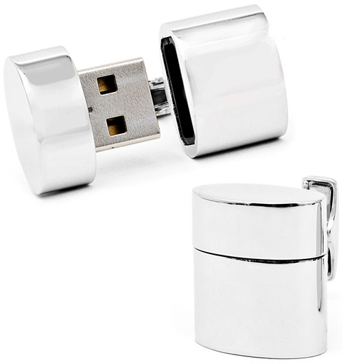USB Flash Drive Cufflinks