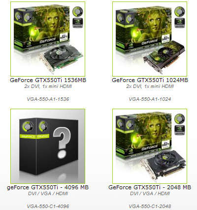 ����� ������ &laquo;�����?&raquo; �������: GTX 550 Ti � 4 �����
