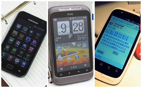 Смартфоны Samsung, HTC, Motorola