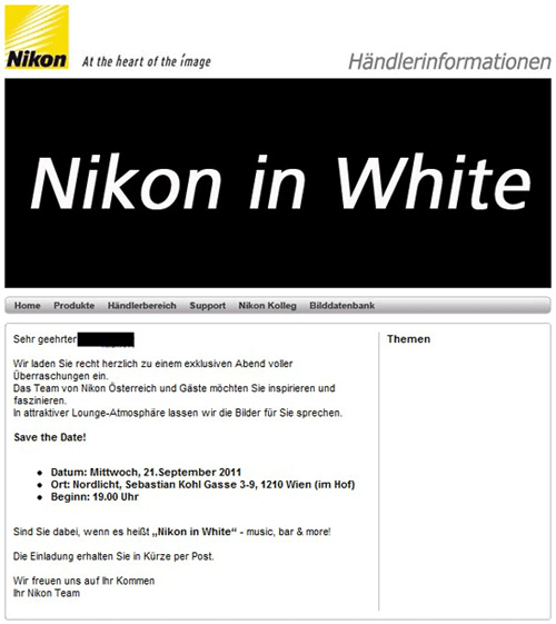 Nikon in White