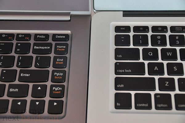 MacBook Air ������ Lenovo IdeaPad U300s