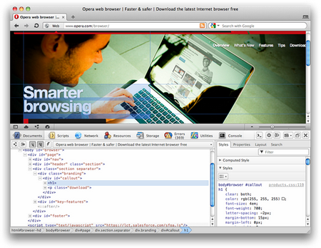 Opera Dragonfly 1.1