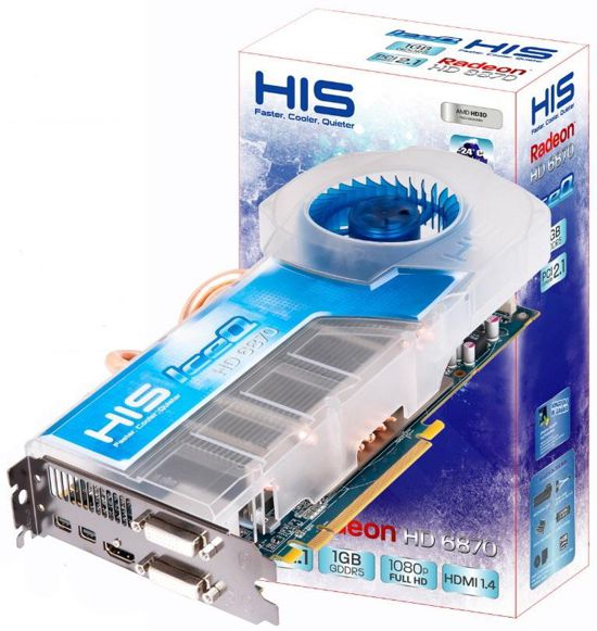 HIS Radeon HD 6870 IceQ 1GB GDDR5