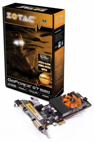 ZOTAC GeForce GT 520 PCI Express x1