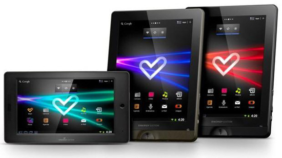 Energy Tablet i724 Dark Iron, Energy Tablet i824 Dark Iron and Energy Tablet i828 Black HD