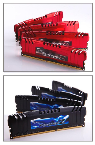 G.Skill RipjawsZ Series Quad-Channel DDR3 Memory Kits