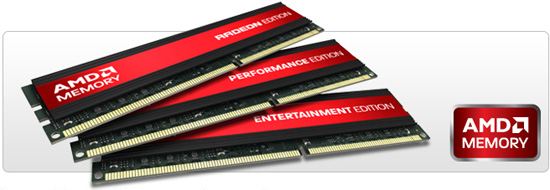 AMD Radeon DDR3 Memory Modules