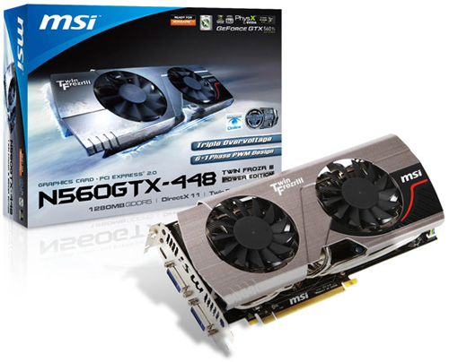 MSI N560GTX-448 Twin Frozr III Power Edition
