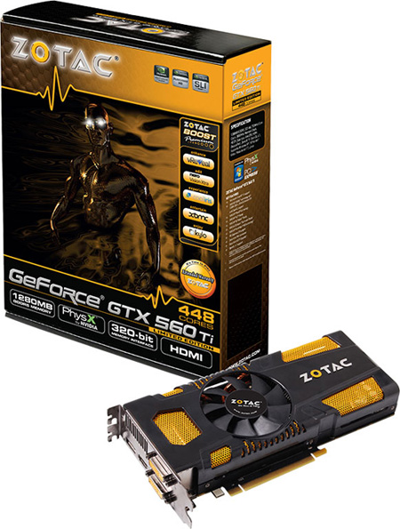 ZOTAC GeForce GTX 560 Ti 448 Cores Limited Edition