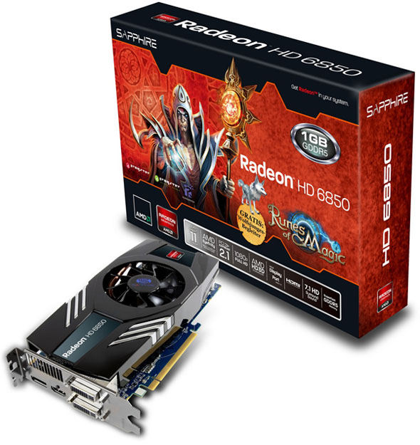 Sapphire Radeon HD 6850 Runes of Magic Edition