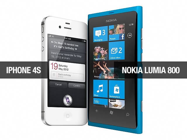 iPhone 4S и Nokia 800