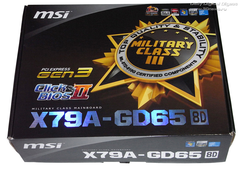MSI X79A-GD65 (8D) упаковка