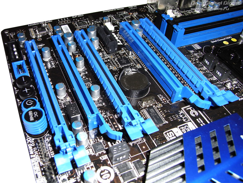 MSI X79A-GD65 (8D) слоты